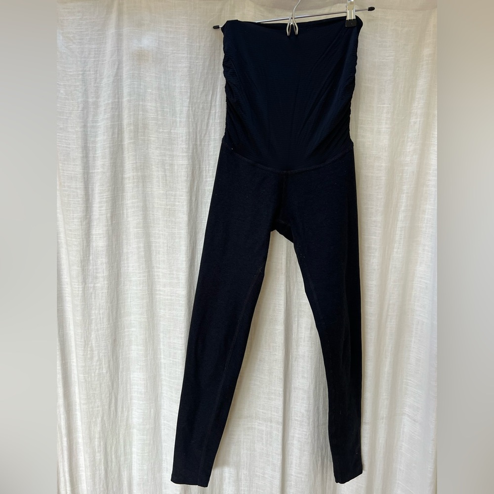 Beyond Yoga Maternity Spacedye Leggings in Darkest Night (XS)